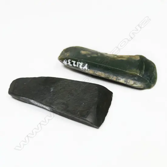 Two small Māori pre-European small toki,